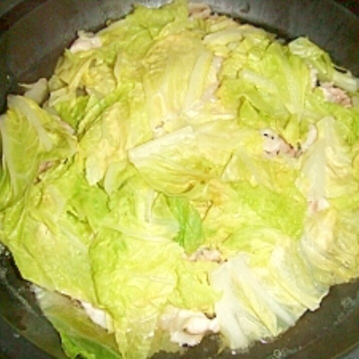 タジン鍋で☆白菜と豚肉の蒸し煮